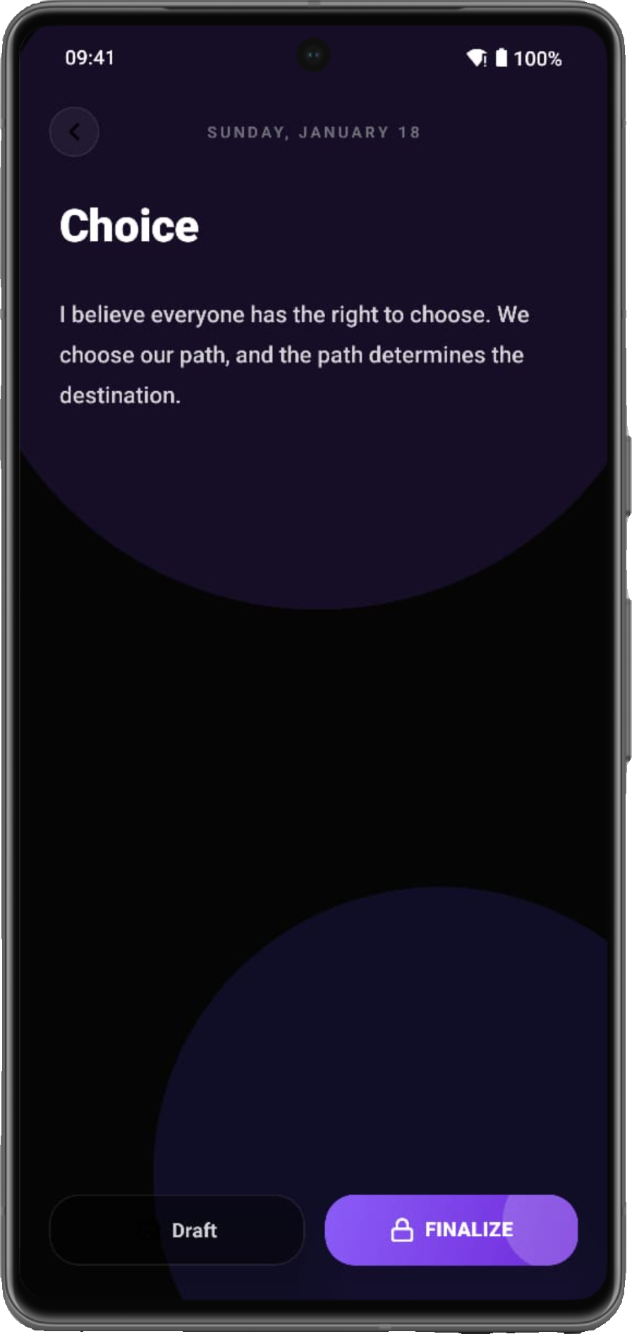 Reflection Screen Screenshot