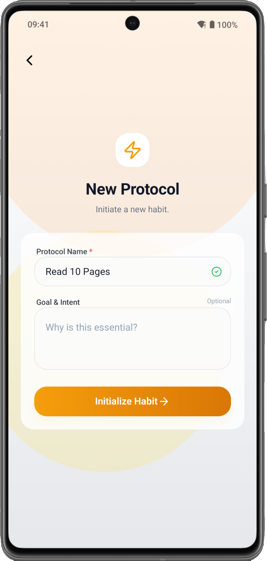 InitializeHabit Light